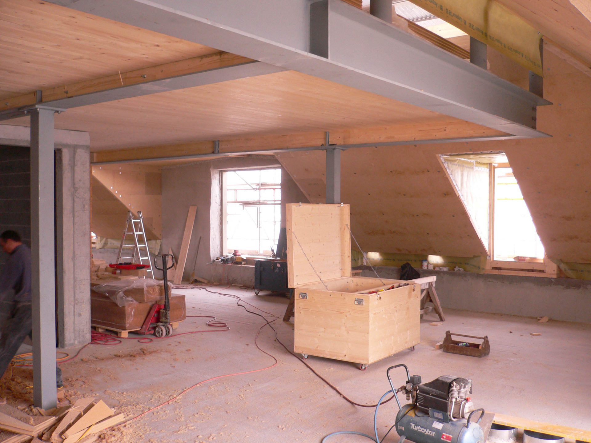 Rénovation des combles de l'immeuble de la rue Saint-Victor 4