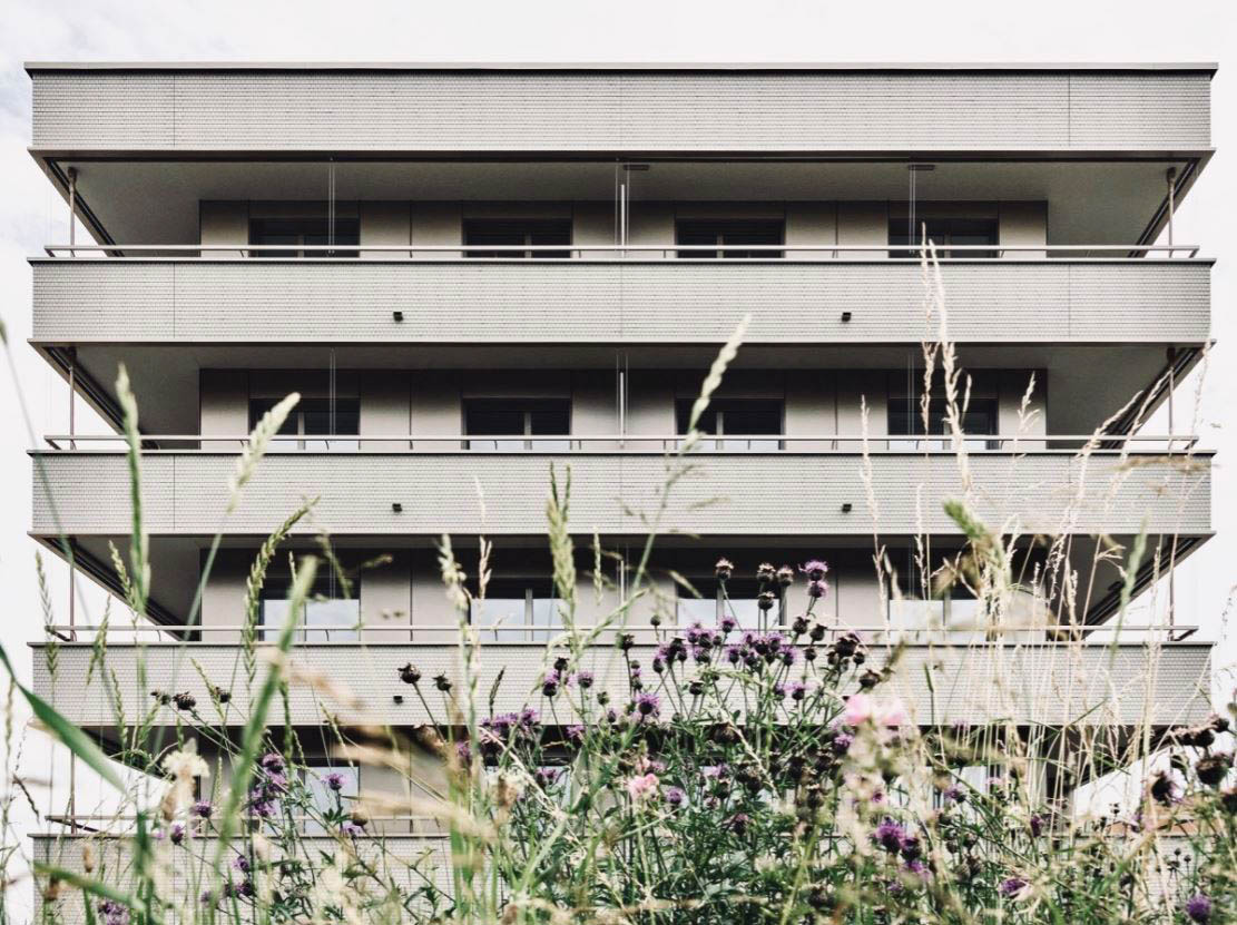 Façade immeuble au Vergers Fondation Nouveau Meyrin