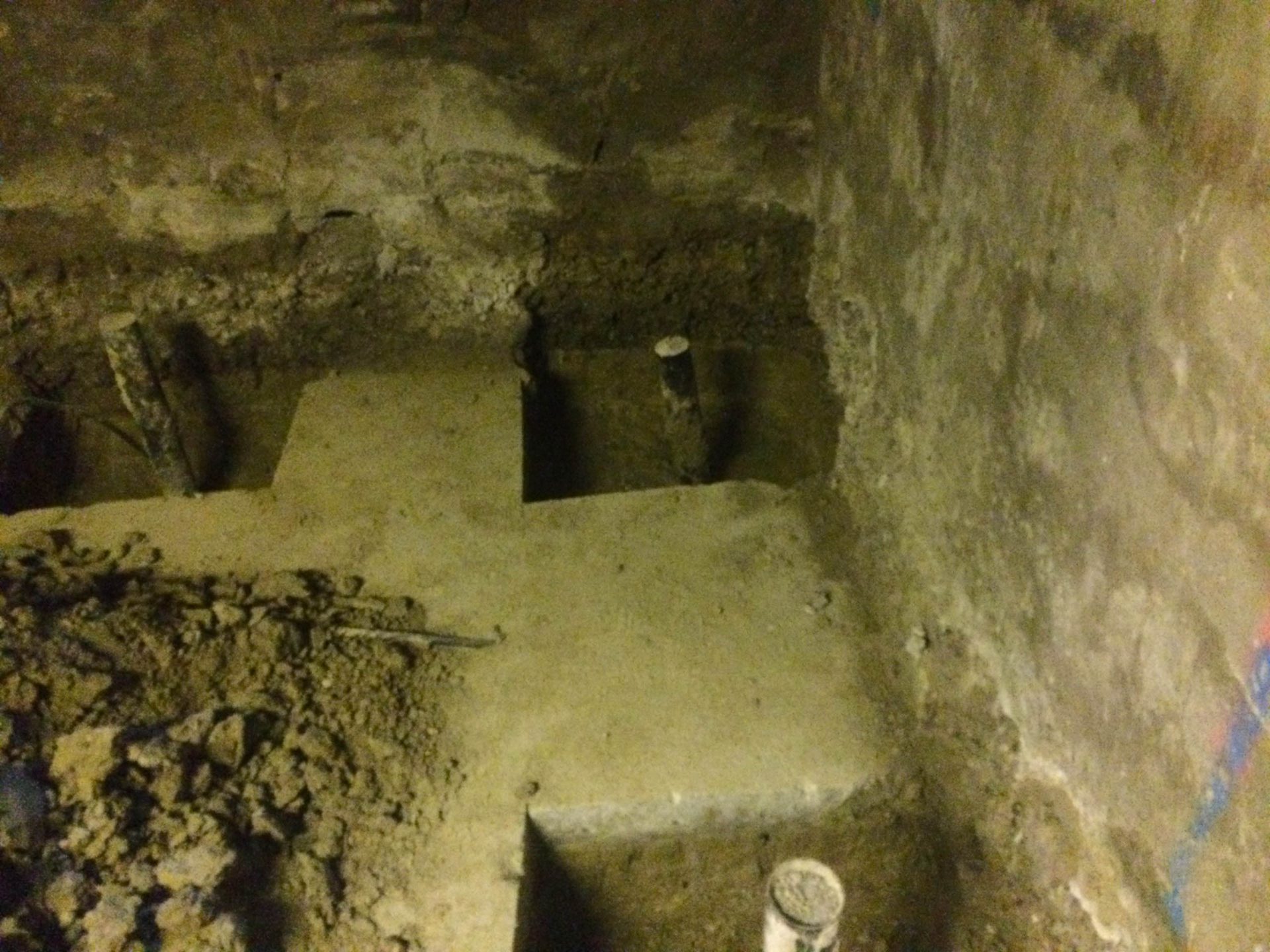 Détail des micropieux installés