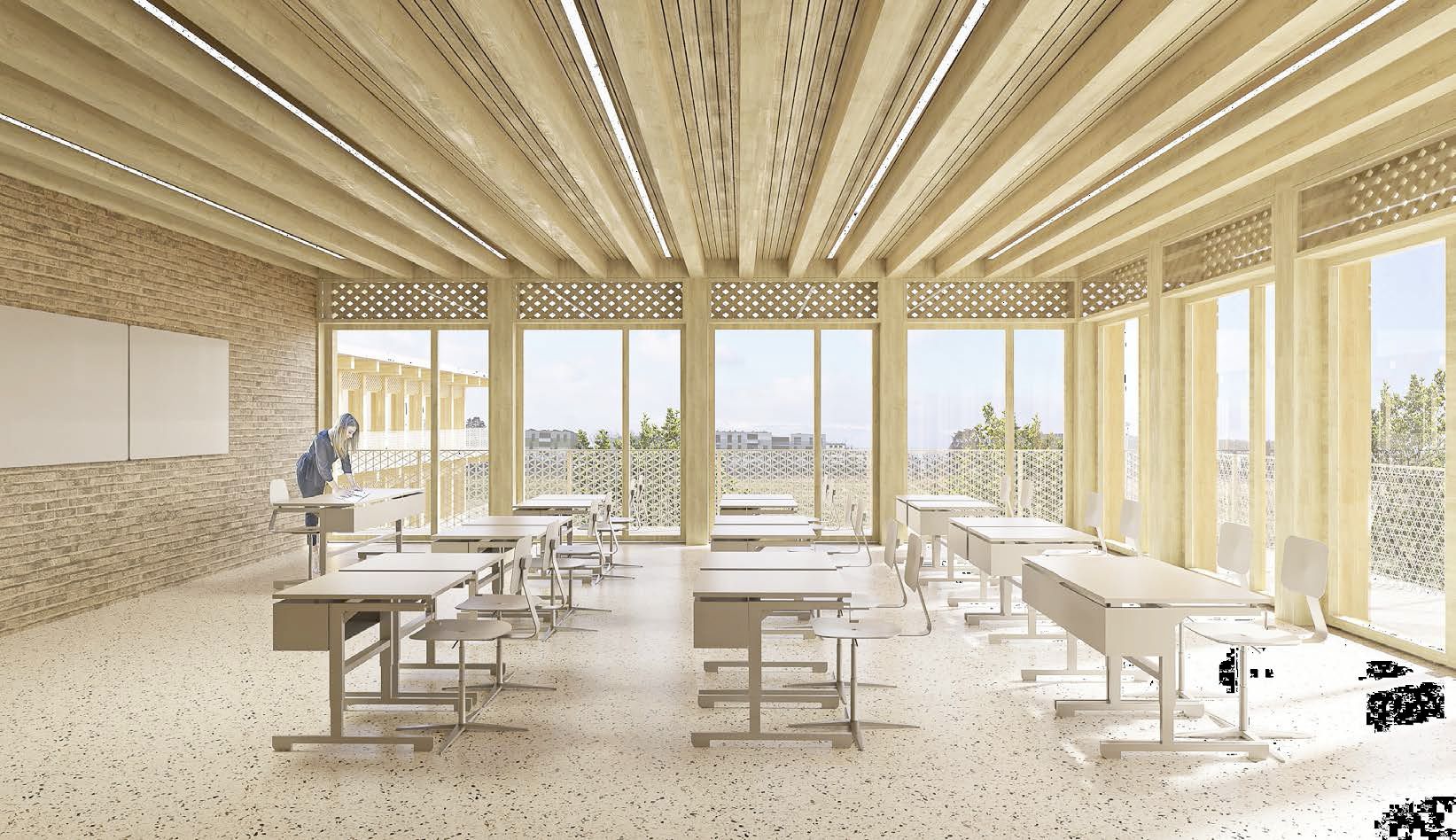 Grands-Esserts structure bois - intérieur classe